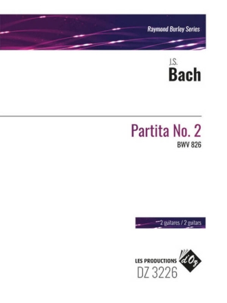 Partita No. 2 BWV 826 pour 2 guitares partition et parties