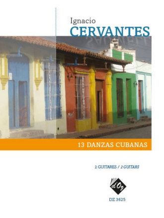 13 Danzas Cubanas Guitar Duet Buch