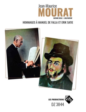 Hommages  Manuel De Falla et Erik Satie Gitarre Buch