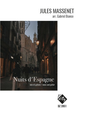 Nuits d'Espagne for voice and guitar