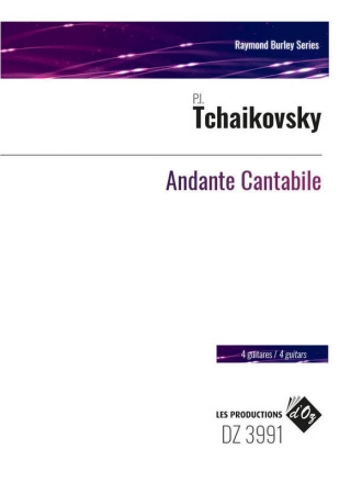 Andante Cantabile Gitarrenquartett Stimmensatz