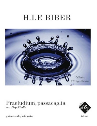 Praeludium, Passacaglia Gitarre Buch