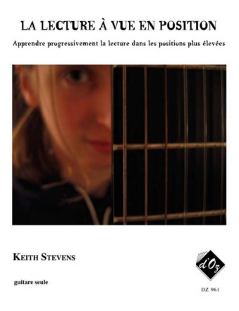 La lecture  vue en position pour guitare seule