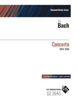 Concerto BWV 1060 Gitarrenensemble Partitur + Stimmen