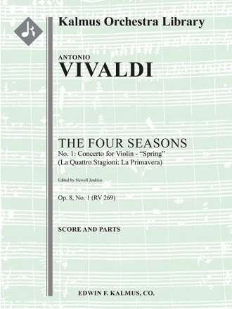 Concerto for Violin in E Spring (s/o sc) Scores