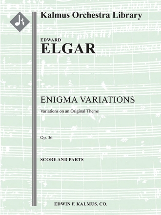 Enigma Vars: Var on Orig Theme, Op. 36 Full Orchestra