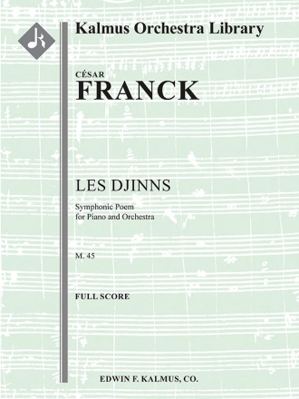 Les Djinns, M. 45 (f/o score) Scores