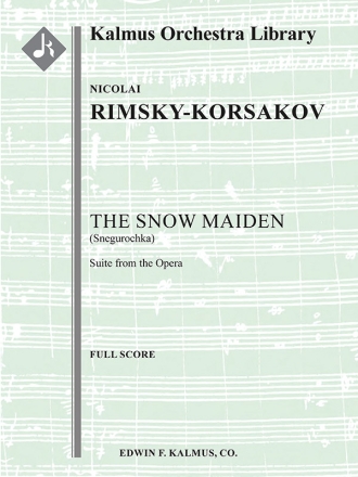 The Snow Maiden (orch sc) Full Orchestra