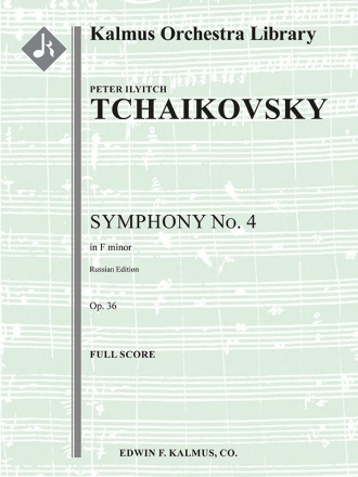 Symphony No. 4 in F min Op. 36 (f/o sc) Scores