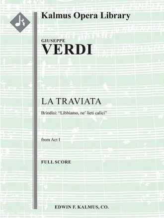 La Traviata, Act I, Brindisi (score) Scores