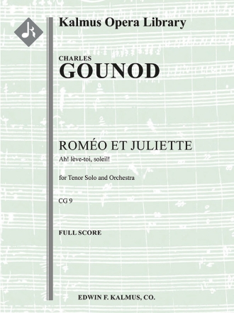 Romeo and Juliet, Act II, Aria (f/o sc) Scores