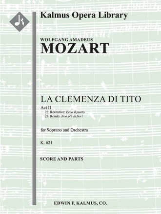 La Clemenza di Tito K 621 (f/o) Full Orchestra