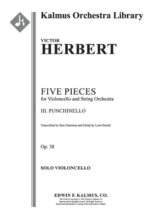 Five Pieces for Cello/Orch III (solo) String Orchestra