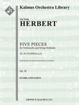 Five Pieces for Cello/Orch III (s/o) String Orchestra