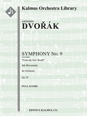 Symphony No. 9 in E minor (f/o score) Scores