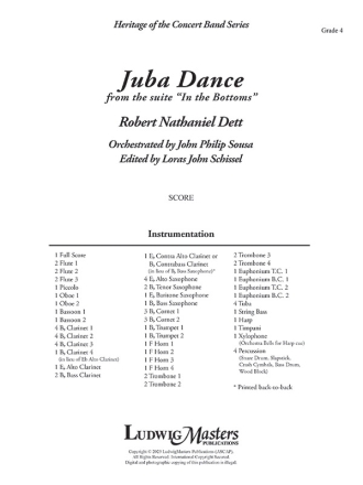 Juba Dance (c/b score) Scores