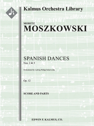 Spanish Dances, Op. 12 (f/o) Full Orchestra score and parts