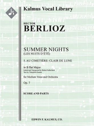 Summer Nights, Op. 7 (f/o) Full Orchestra score and parts