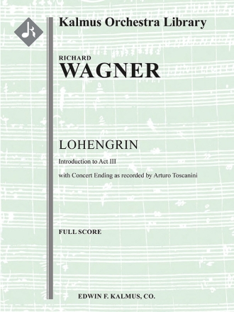 Lohengrin: Prelude/Intro (score)  score