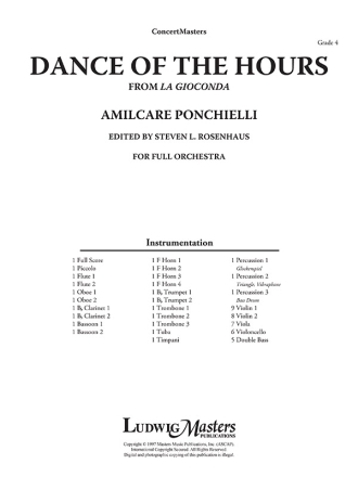 Dance of the Hours (f/o score) Scores