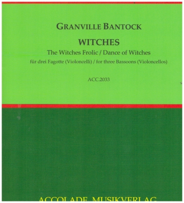 The Witches (The Witches Frolic/ Dance of the Witches) fr 3 Fagotte (Violoncelli) Partitur und Stimmen