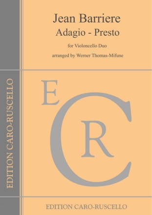 Adagio - Presto for 2 violoncelli parts