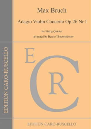 Adagio from  Violin Concerto Op.26 Nr.1 for string quintet parts