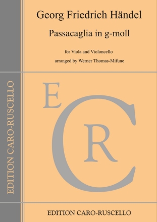 Passacaglia in g-moll for viola and violoncello parts