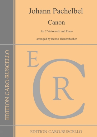 Canon fr 2 Violoncelli und Klavier Klavierpartitur und Stimmen