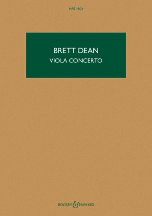 Viola Concerto  fr Viola und Orchester Studienpartitur