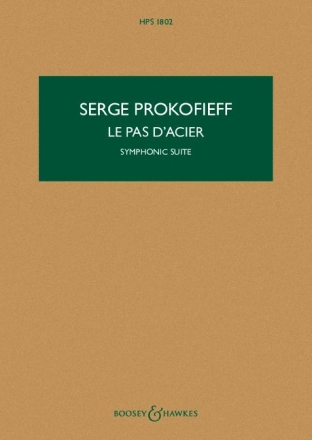 Le Pas d'acier op. 41a  fr Orchester Studienpartitur