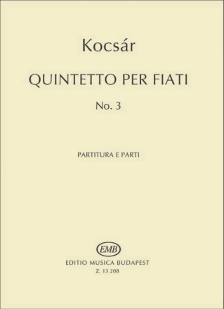 Wind Quintet No. 3 Blserquintett Partitur + Stimmen