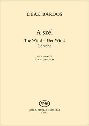 The Wind SATB Einzelstimme