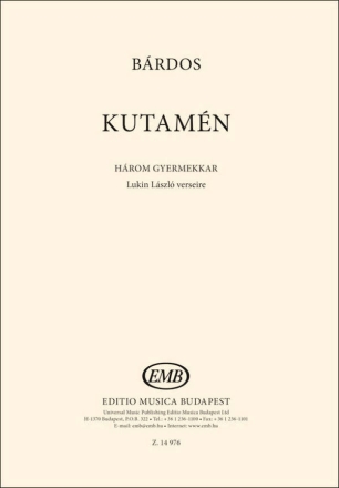 Kutamn - Hrom gyermekkar Upper Voices Einzelstimme