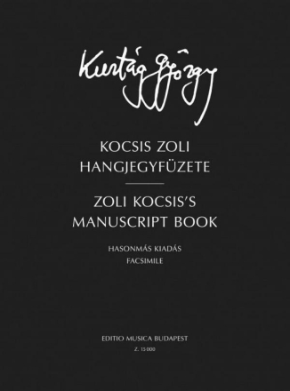 Zoli Kocsis's Manuscript book Klavier Buch und CD