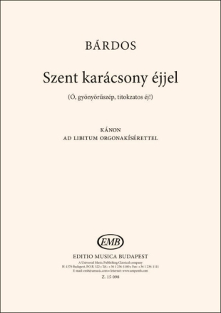 Szent karcsony jjel SSA and Piano Chorpartitur