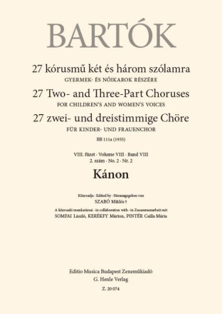 Knon Upper Voices Chorpartitur