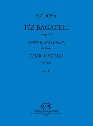 10 Bagatellen Op 51 Klavier Buch