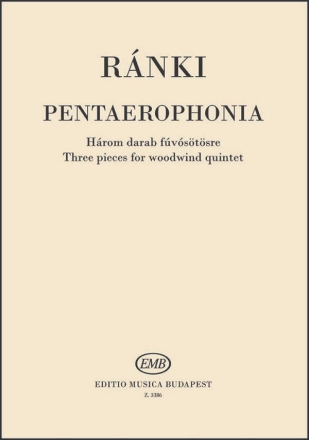 Pentaerophonia - 3 Stuecke Blserquintett Buch