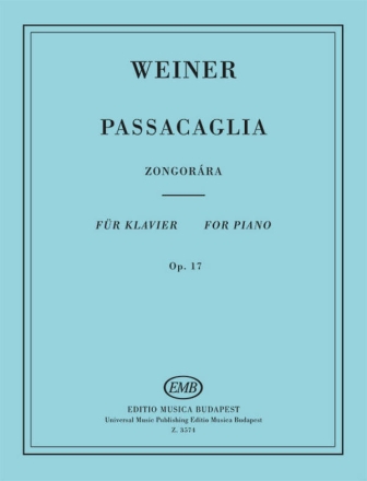 Passacaglia Op 17 Klavier Buch