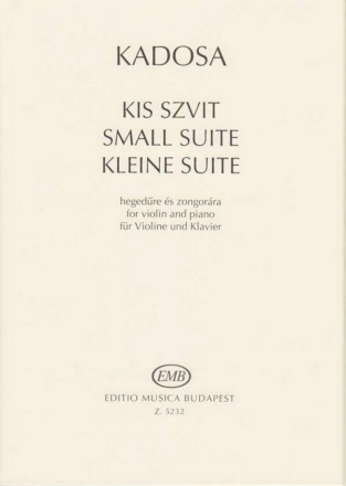 Kleine Suite Violine und Klavier Buch