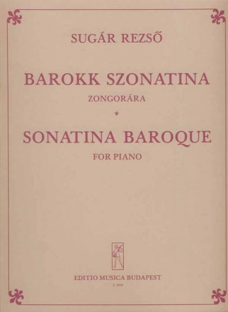 Barock-Sonatine Klavier Buch