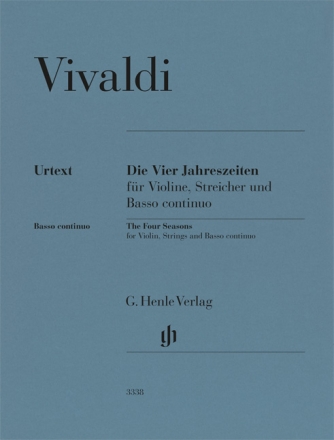 Die Vier Jahreszeiten Violine, Viola, Basso, Continuo Continuo, ausgesetzt