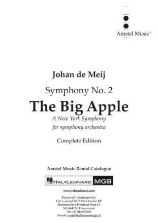 The Big Apple (Complete Edition) Symphony Orchestra Partitur