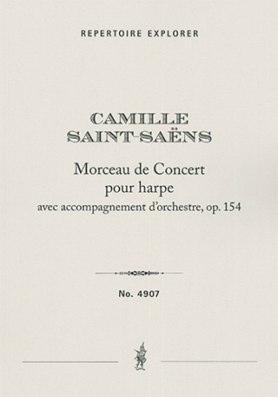 Morceau de Concert op. 154 pour harpe et orchestre Studienpartitur