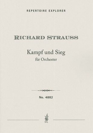 Kampf und Sieg (1892) for orchestra Orchestra