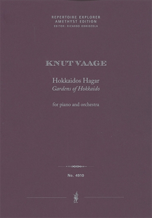 Hokkaidos Hagar (The Gardens of Hokkaido) for piano and orchestra (first print) Keyboard & Orchestra