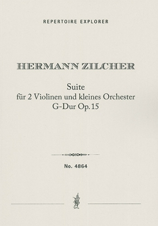 Suite for 2 violins and small orchestra Op. 15 Violin & Orchestra