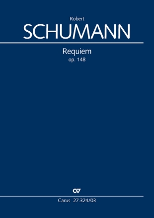 Requiem op.148 fr Soli (SATB), gem Chor und Orchester Klavierauszug