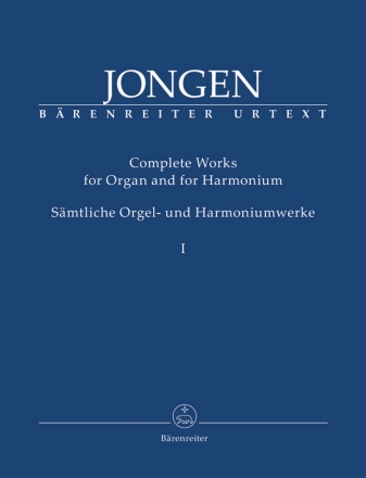 Smtliche Orgel- und Harmoniumwerke, Band 1  Spielpartitur, Urtextausgabe